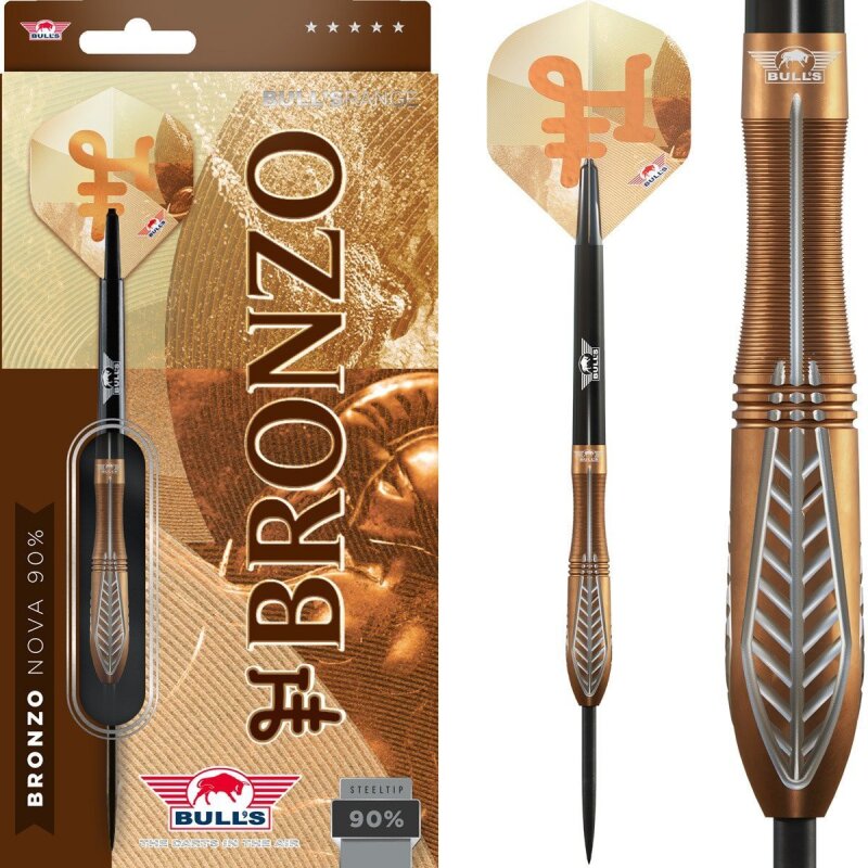 Bulls Bronzo Nova 90% Steeldarts 22g, 24g
