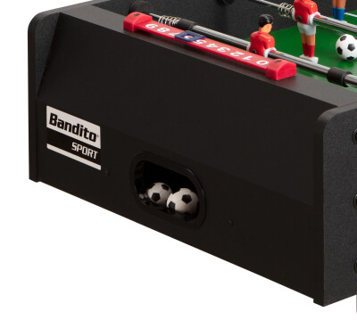 Mini-Kicker Bandito mit Teleskopstangen Tischaufleger - schwarz