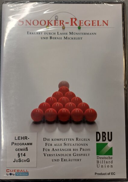 Snooker-Regeln DVD