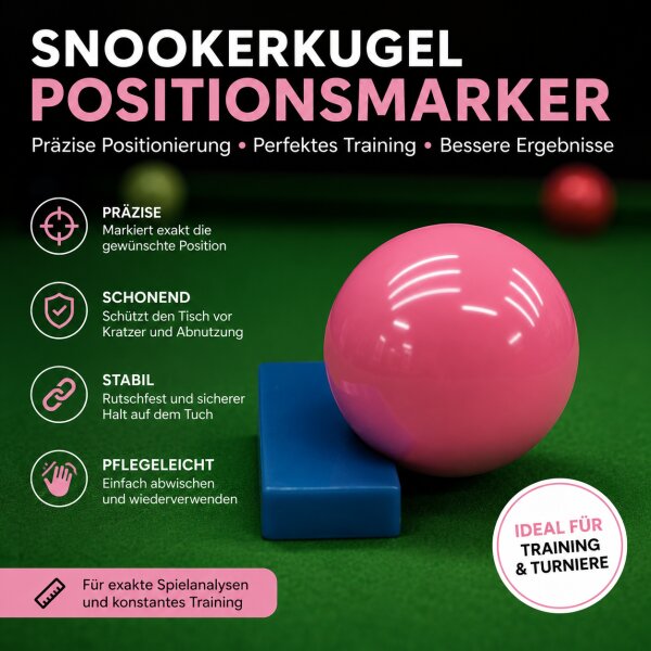 Musketeer Positionsmarker Snooker blau