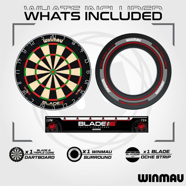 Winmau Dartscheiben Set Blade 6 Bundle