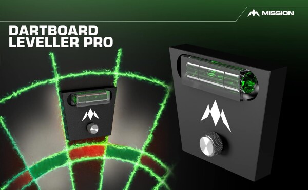 Mission Leveller Pro Spirit Dartboard Wasserwaage