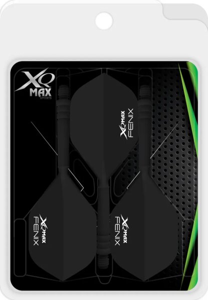 XQ Max Fenix Black Standard - Dart Flights 22mm
