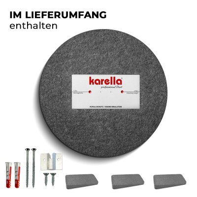 Karella - Schallschutz Compact Ø45 cm - Silencer für Steeldartboards