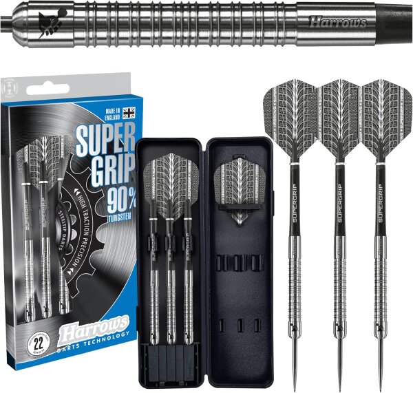 Harrows Super Grip Steeldart 90% 22g