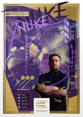Target Luke Littler G1 Prodigy Swiss Point 22g