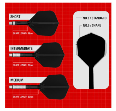 Target K-Shift No.6 Short - Schwarz