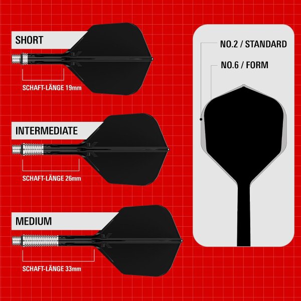 Target K-Shift No.6 Medium Schwarz