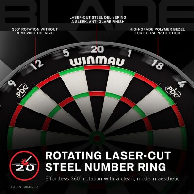 Winmau - Dartboard Blade X - PDC Stageboard