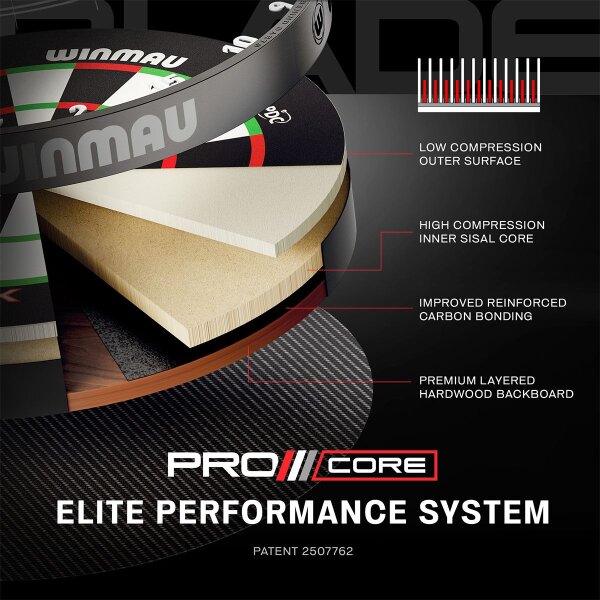 Winmau Dartboard Blade X PDC Stageboard