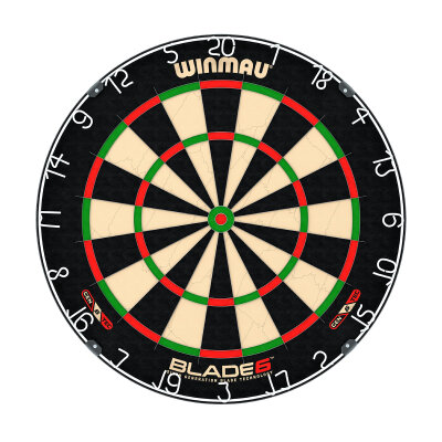 Winmau Blade 6 PDC-Set inkl. Dartboard, Surround, 6...