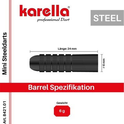 Karella - Mini Steeldarts 6g