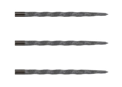 Shot! Jurassic Steeltip Points Black 35mm