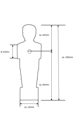Bandito - Kickerfigur Mini Teleskop 13 mm