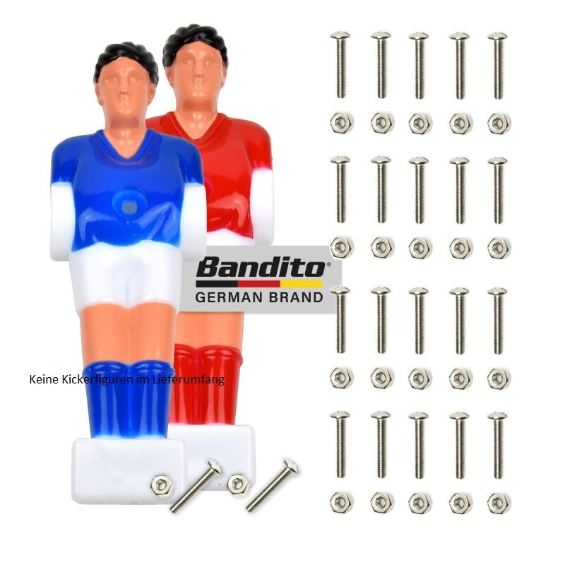 Bandito Kickerschrauben Universal für 13mm Stange inkl. Muttern 22St