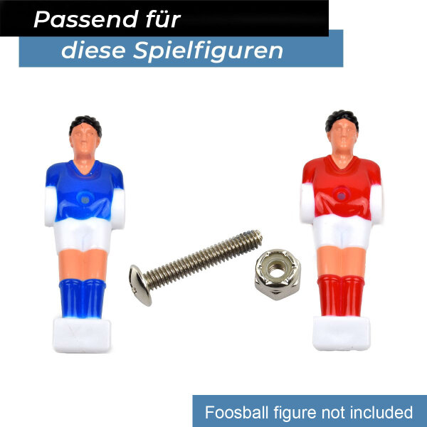Bandito Kickerschrauben Universal für 13mm Stange inkl. Muttern 22St