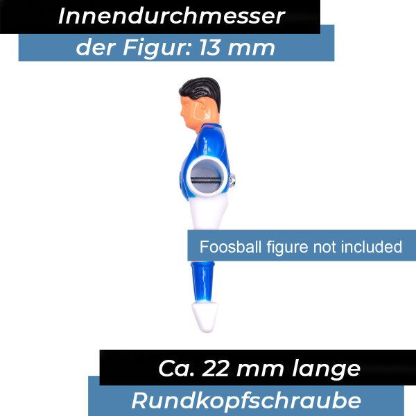 Bandito Kickerschrauben Universal für 13mm Stange inkl. Muttern 22St