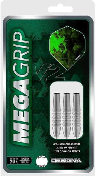 Designa Mega Grip V2 Steeldarts 23g