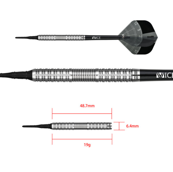 one80 The Tiger Softdarts 19g
