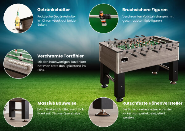 Bandito Tischkicker Profi Soccer DeLuxe