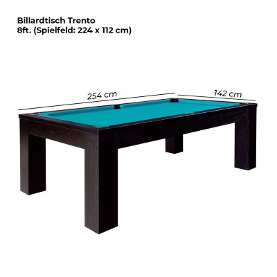 Billardtisch TRENTO CAROM, ein hochwertiger Massivholz...