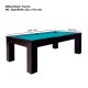 Billardtisch TRENTO CAROM, ein hochwertiger Massivholz -8ft.Tisch Eiche natur