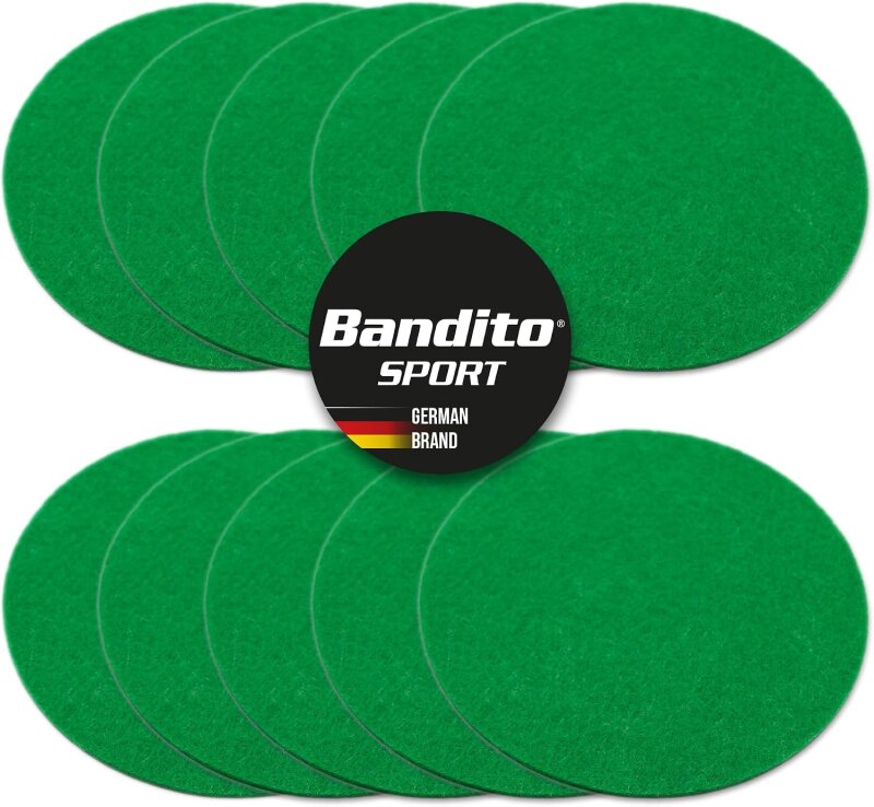 Bandito - Airhockey Pusher Ersatzfilz 95 mm (10 St.)