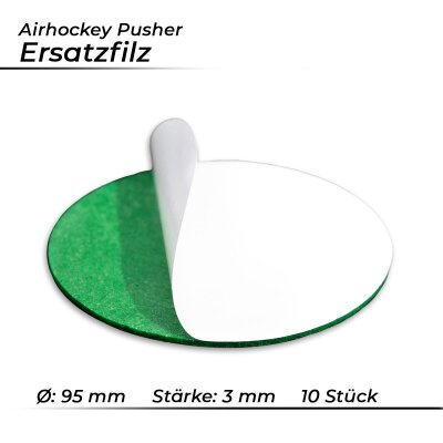 Bandito - Airhockey Pusher Ersatzfilz 95 mm (10 St.)