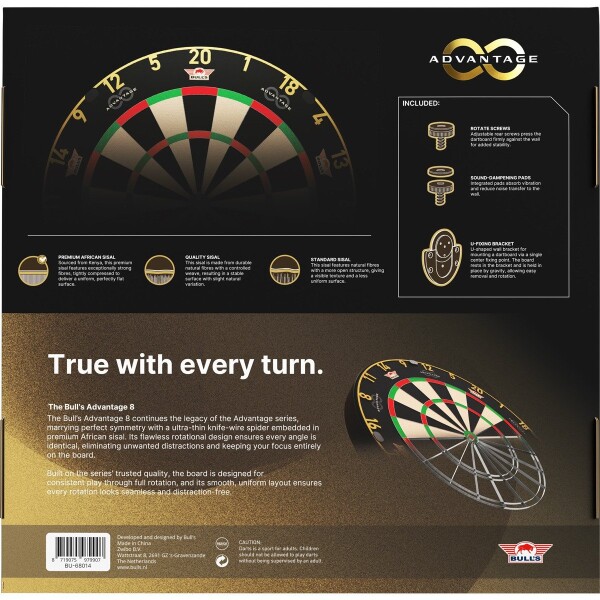 Bulls Advantage 8 Dartboard