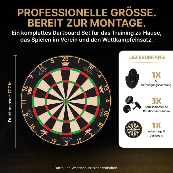 Bulls Advantage 8 Dartboard
