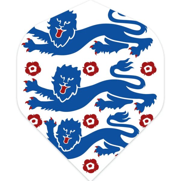 Mission England Football Dart Flights Three Lions