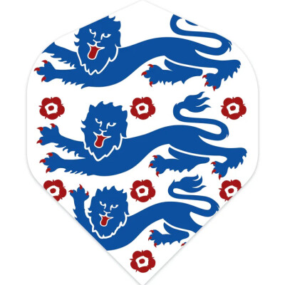 Mission England Football Dart Flights Three Lions