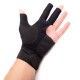 J. Parker Billard-Handschuh fingerfrei schwarz