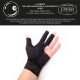 J. Parker Billard-Handschuh fingerfrei schwarz