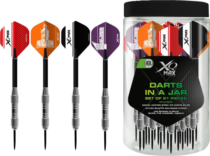 XQMax Steeldarts 21 Stk. (7 Set´s) in der Dose