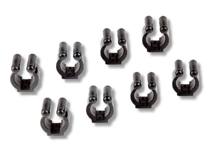 Ersatz-Clip PVC für Wandhalter Antik Set mit 8 Stück