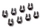 Ersatz-Clip PVC für Wandhalter Antik Set mit 8 Stück