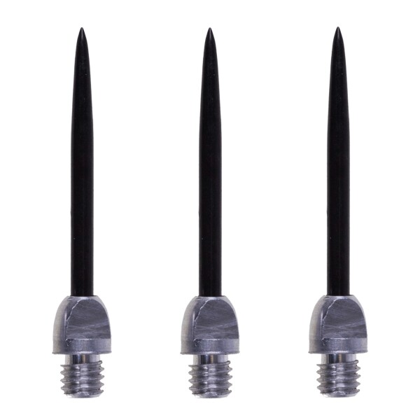 Karella - Dartspitzen Metall für Softdarts Alu 2BA 100 Sets in Aufbewahrungsdose (300 St.)