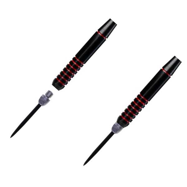 Karella - Dartspitzen Metall für Softdarts Alu 2BA 100 Sets in Aufbewahrungsdose (300 St.)