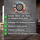 Karella - Dartboard BullOut Set inkl. Surround und 2 Satz Steeldarts