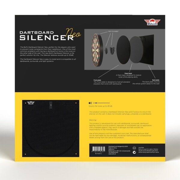 Bulls Dartboard Schallschutz Silencer Neo