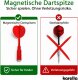 Karella Magnet Dartpfeile 4 Farben-Mix-Set