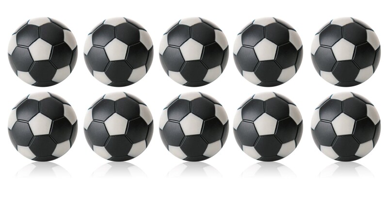 Winspeed Kickerball 10er Set schwarz/weiß 35mm 24g