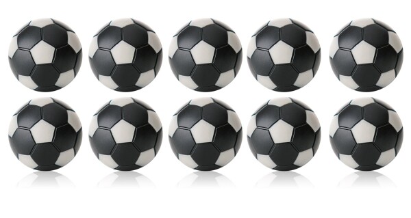 Winspeed Kickerball 10er Set schwarz/weiß 35mm 24g
