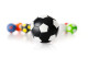 Kickerball WINSPEED schwarz/weiß 35 mm/24gr.