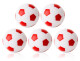 Kickerball Winspeed weiß/rot 35mm/24g