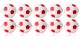 Kickerball Winspeed weiß/rot 35mm/24g