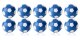 Kickerball Winspeed blau/weiß 35mm/24g