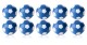 Kickerball WINSPEED blau/weiß 35mm/24gr.