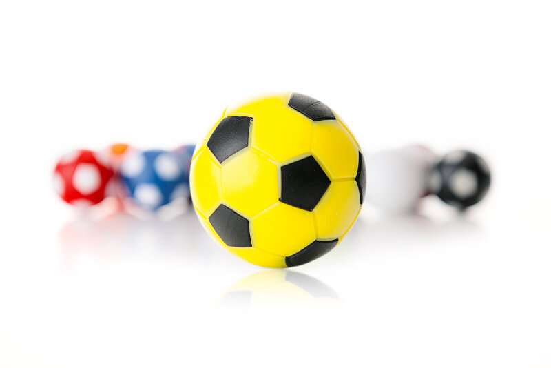 Kickerball Winspeed gelb/schwarz 35mm/24g